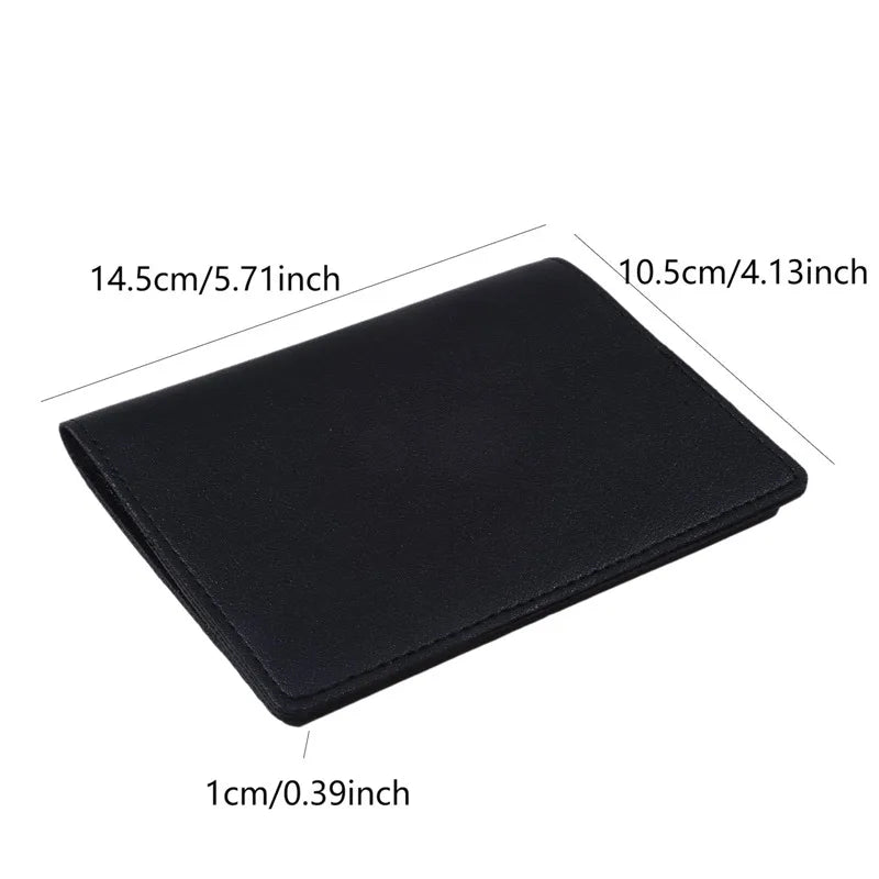 Multifunctional Document Passport Holder Protection Set Pu Leather Passport Clip Holder Travel Wallet Card Holder