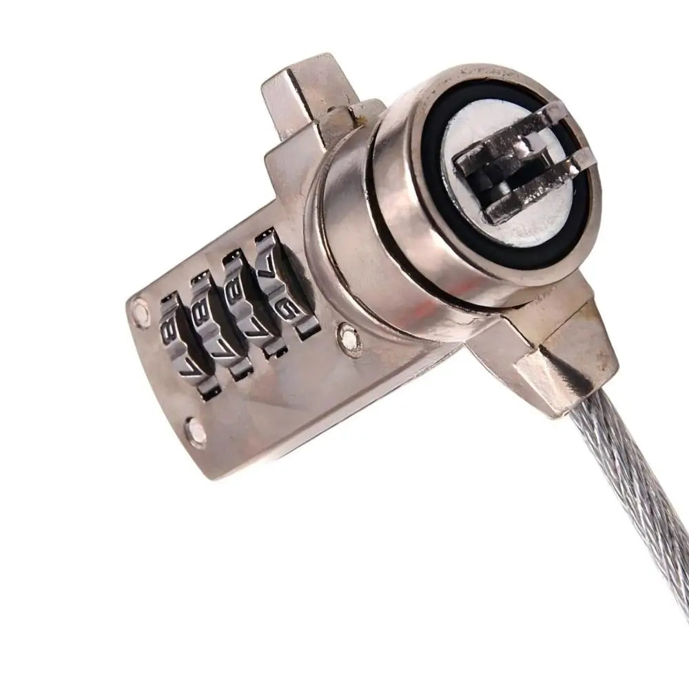 Computer Lock Security Guarantee With Key Cable Chain Anti-theft 4-digit Password for Laptop Anti-theft Lock Computer Accessorie