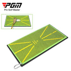 PGM Golf Training Mat for Swing Detection Batting Ball Trace Directional Mat Swing Path Pads Swing Practice Pads DJD038