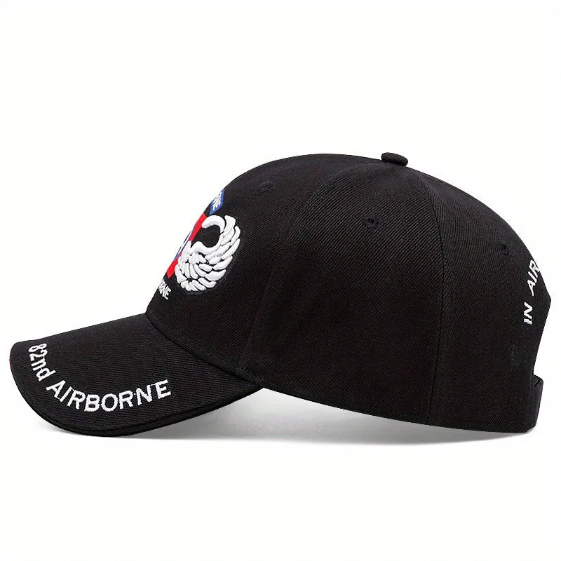 New Men's Tactical Hat Outdoor Fishing and Mountaineering  Baseball Cap 82nd Airborne