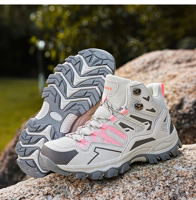 Outdoor Women Ankle Hiking Boots Trekking Shoes Mountain Tracking Treking Sneakers 2023 New Dropshipping
