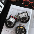 For Airpod Pro 1 2 3 4 Pro 2 Personalized Creative Tires Silicone Case Bluetooth Earbuds Charging Box Protective Earphone Case