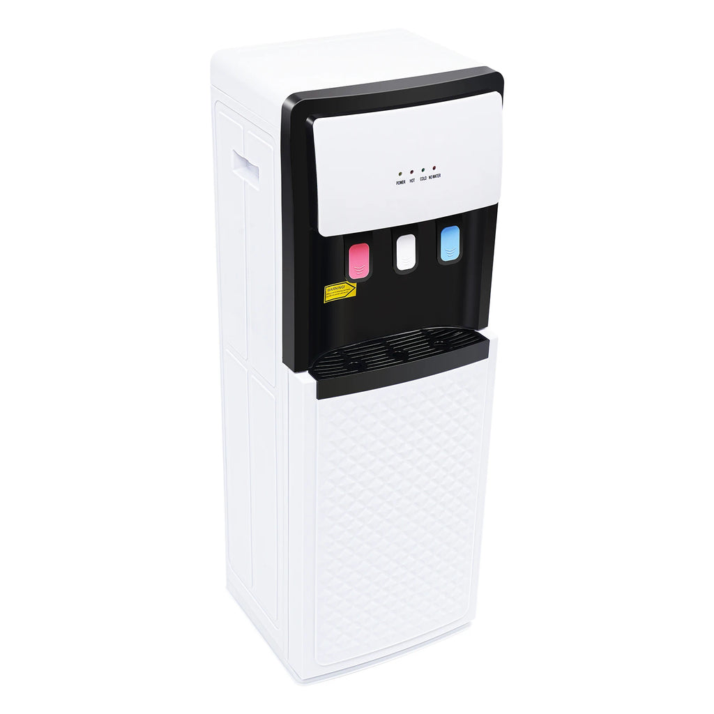 Electric Hot and Cold Water Cooler Dispenser, Versatile Standing Bottom Loading Water Dispenser for Home Office, 110V US/220V EU