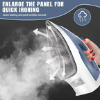 BRIEFNESS 2400W Steam Iron Handheld Iron Adjustable Thermostat Control Ironing Clothes Portable Ironing Tool