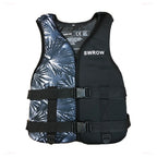 Life Jacket Neoprene Buoyancy Swimming Drifiting Boating Kayaking Vest for Adult Youth Men Women Water Sports Kayak Life Vest