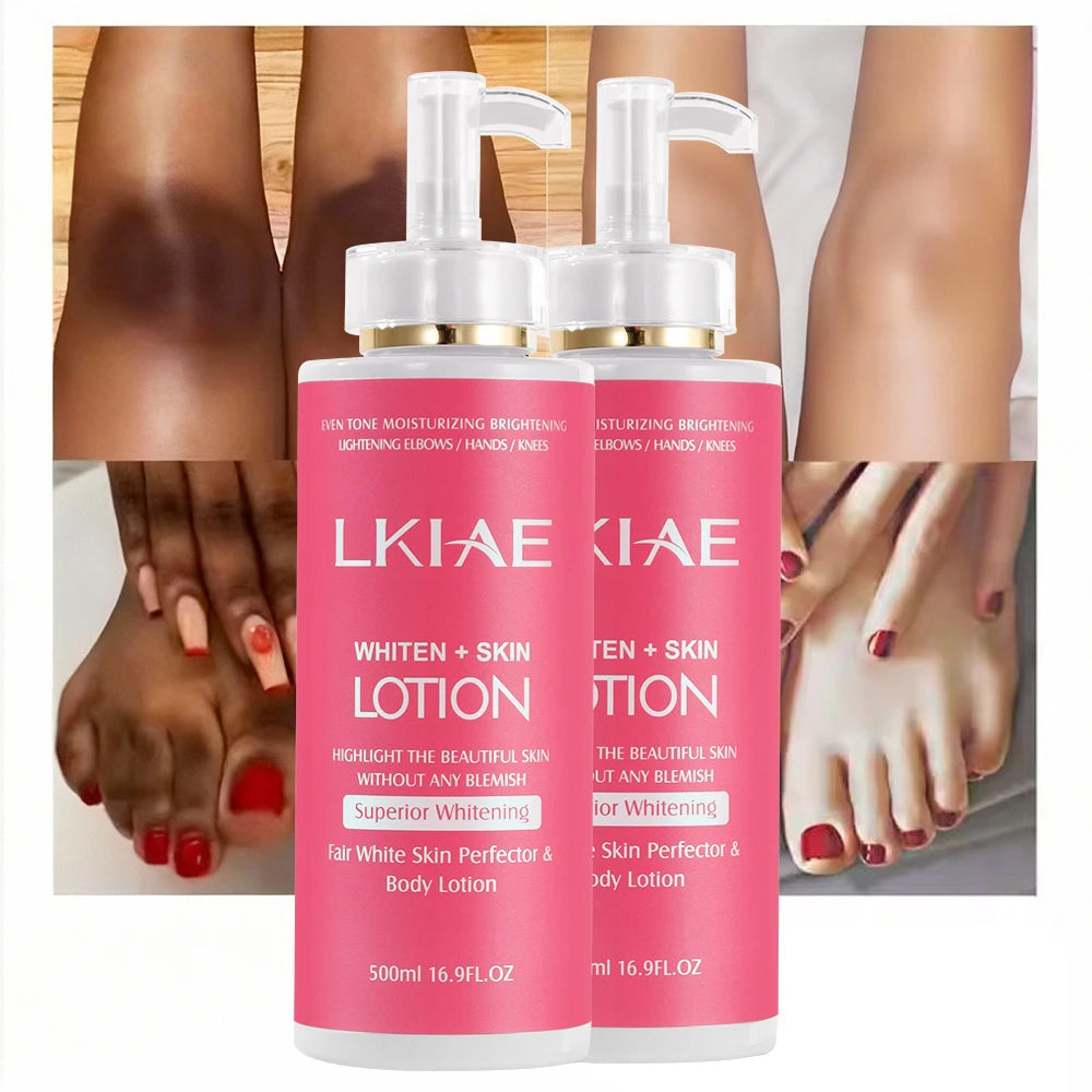 AILKE Superior Whitening Body Lotion, Moisturizing, Smooth Skin, Reduce Dark Spots, With Rose Essential Oil, Niacinamide, 500ml Main image