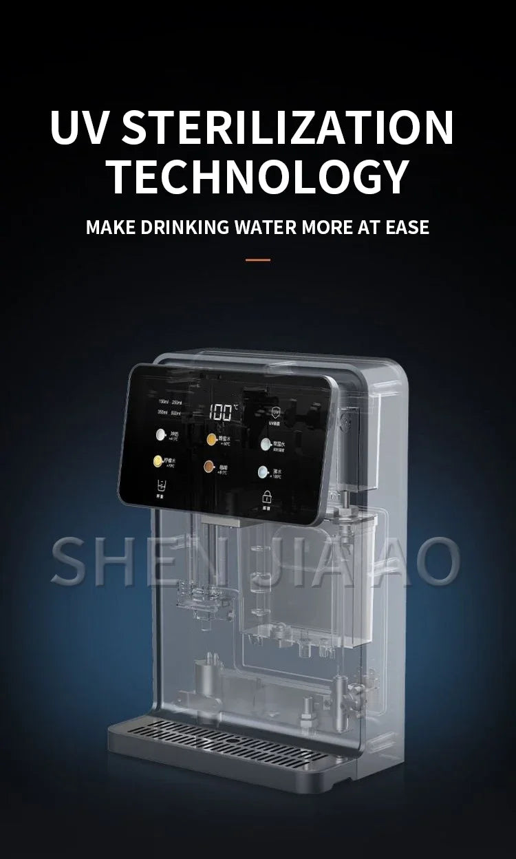 Wall-mounted Instant Hot Water Dispenser UV Sterilization Quantitative Water Outlet 100℃ Water Boiler Home Smart  Dispenser