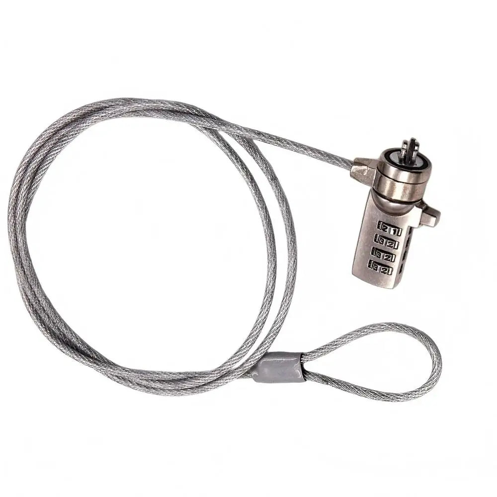 Computer Lock Security Guarantee With Key Cable Chain Anti-theft 4-digit Password for Laptop Anti-theft Lock Computer Accessorie