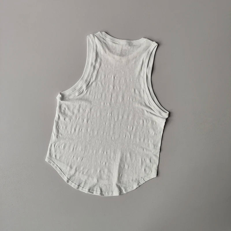 New Sleeveless Pilates Sports Blouse for Women's Summer Thin Vest Fitness Quick-drying Sleeveless Yoga Shirts Top Loose Suit