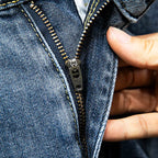 Nine-Point Pants Men's 2025 New Spring Autumn Fashion Casual Denim Trousers Cotton Slim Jeans  Blue Male Clothing Brand Clothing