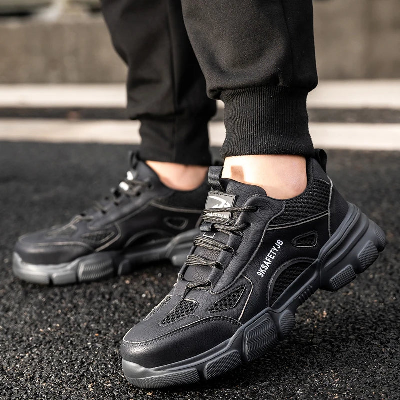 New Unisex Safety Shoes Men Work Sneakers Indestructible Safety Boots Women Shoes Men Steel Toe Shoes Sport Style