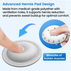 VELPEAU Baby Belly Hernia Belt with 3 Compression Pads, Umbilical Hernia Band Belly Button Abdominal Binder for Infant Newborn