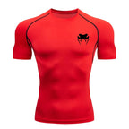 Men Compression Shirt Short Long Sleeve Quick Dry | All Season Workout Top for Gym Running Fitness UV Protection