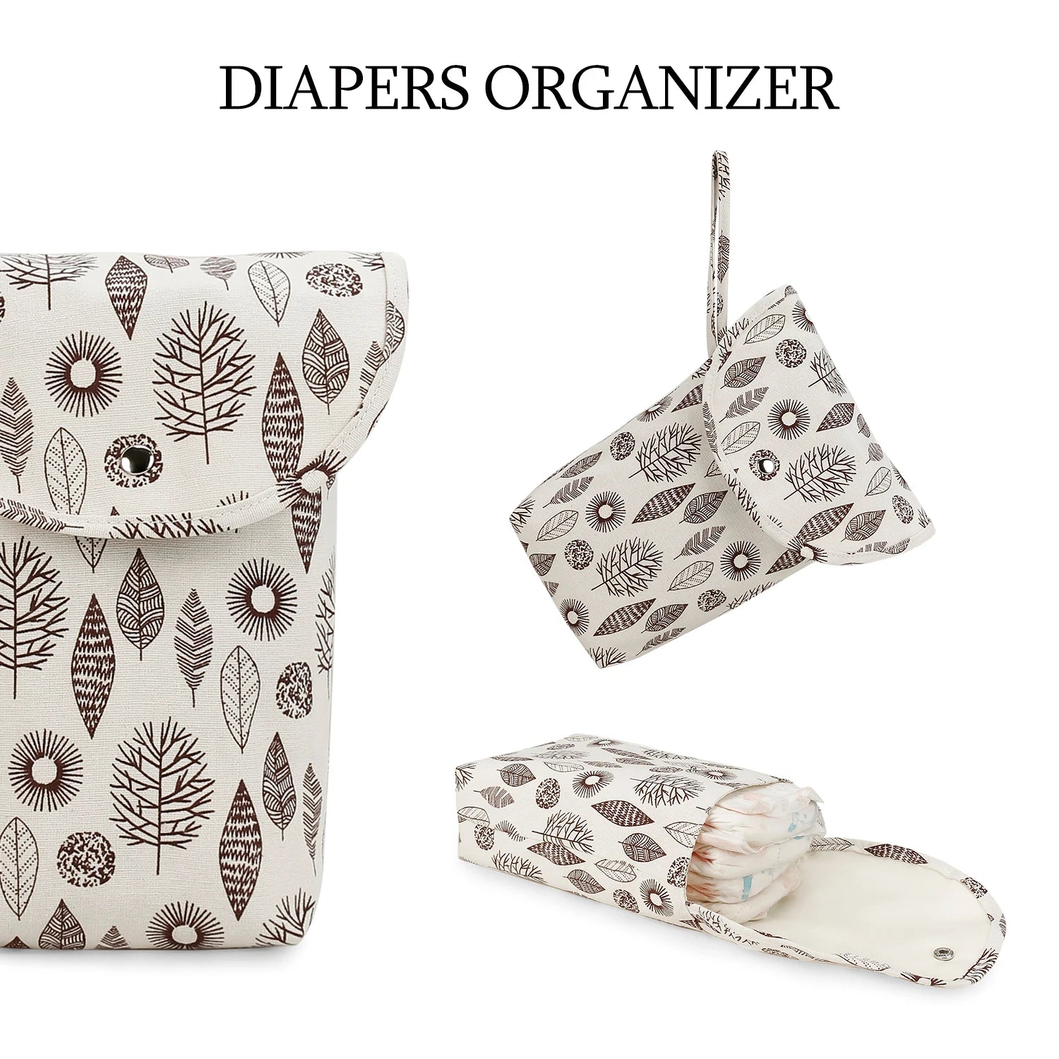 Baby Diaper Bag Reusable Mommy Diaper Storage Bag Baby