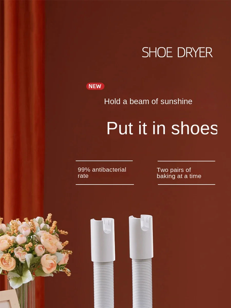220V Shoe Dryer Electric Timing Dryer Retractable Fast Drying UV Sterilization Household Travel Foldable Shoes Boot Socks Gloves