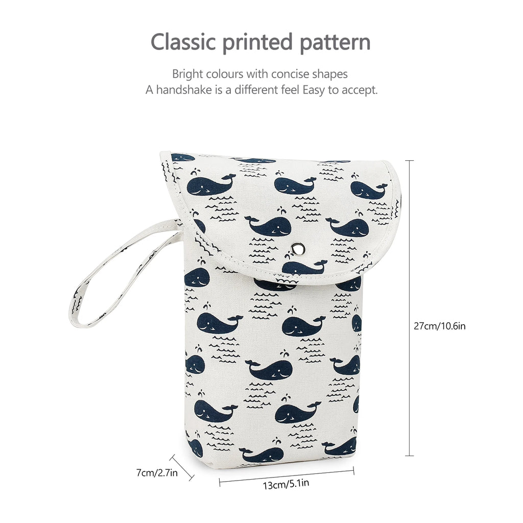 Baby Diaper Bag Reusable Mommy Diaper Storage Bag Baby