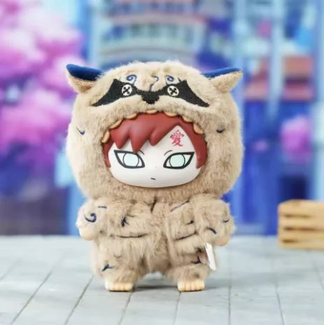 *In Stock  Naruto Itachi Sasuke Kakashi Gaara Series Blind Box Trendy Toy Figure Plush Pendant Collection Christmas Gift