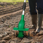 NewBeny Electric Garden Tiller Cultivator Scarifier Foldable Rototiller Soil Loosener Garden Tool