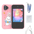 This children's smart early education toy phone features storytelling, music playback, and photo-taking functions.