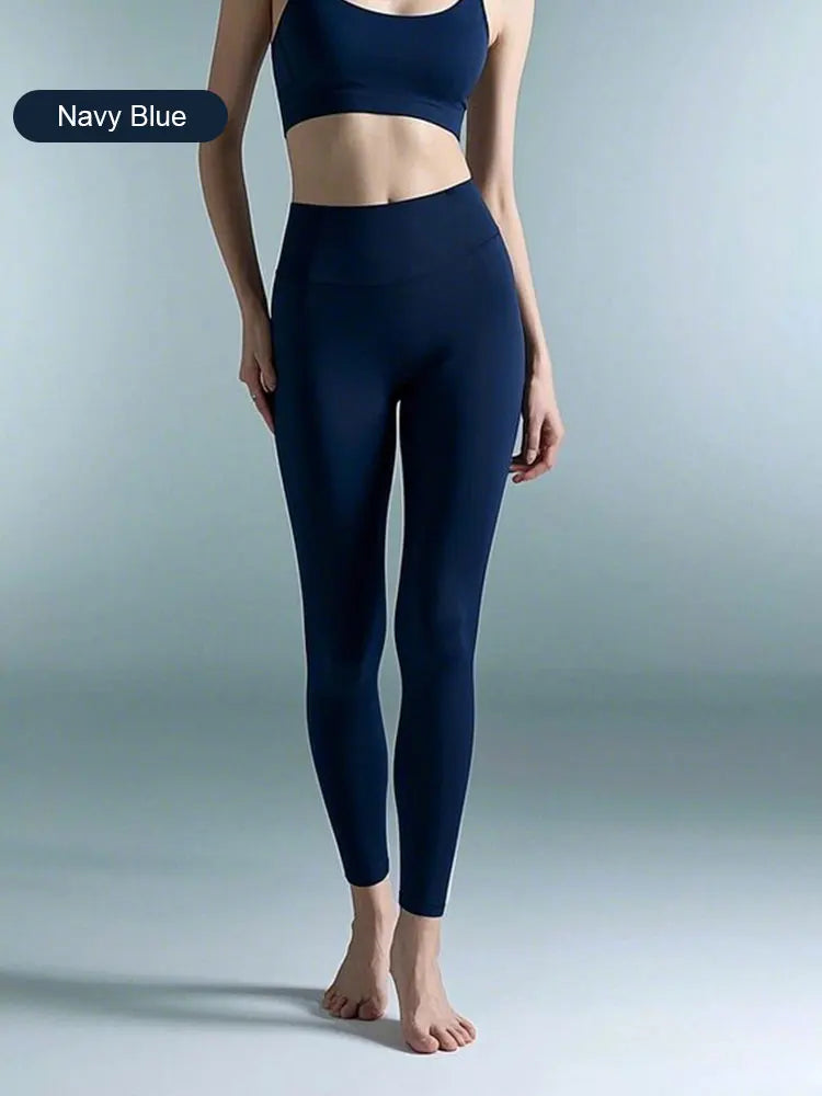 Summer Sale High-Waist Yoga Pants - 4-Way Stretch Quick-Dry Leggings for Running Cycling Gym Workout