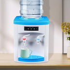 Compact Hot and Cold Water Dispenser, Energy-Saving Desktop Water Cooler Stainless Steel Mini Drinking Station for Office Home