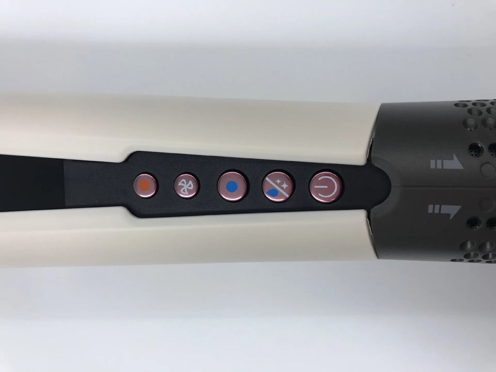 Professional 2 In 1 Hot Air Flat Iron Hair Straightener Dryer With Negative Ions Smooth Frizz-Free Hair Styling Tool