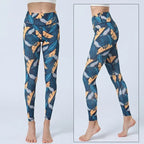 Cloud Hide Women Home Yoga Pants Fitness Gym Exercise Sports Leggings High Waist Sexy Long Print Tights Workout Running Trouser