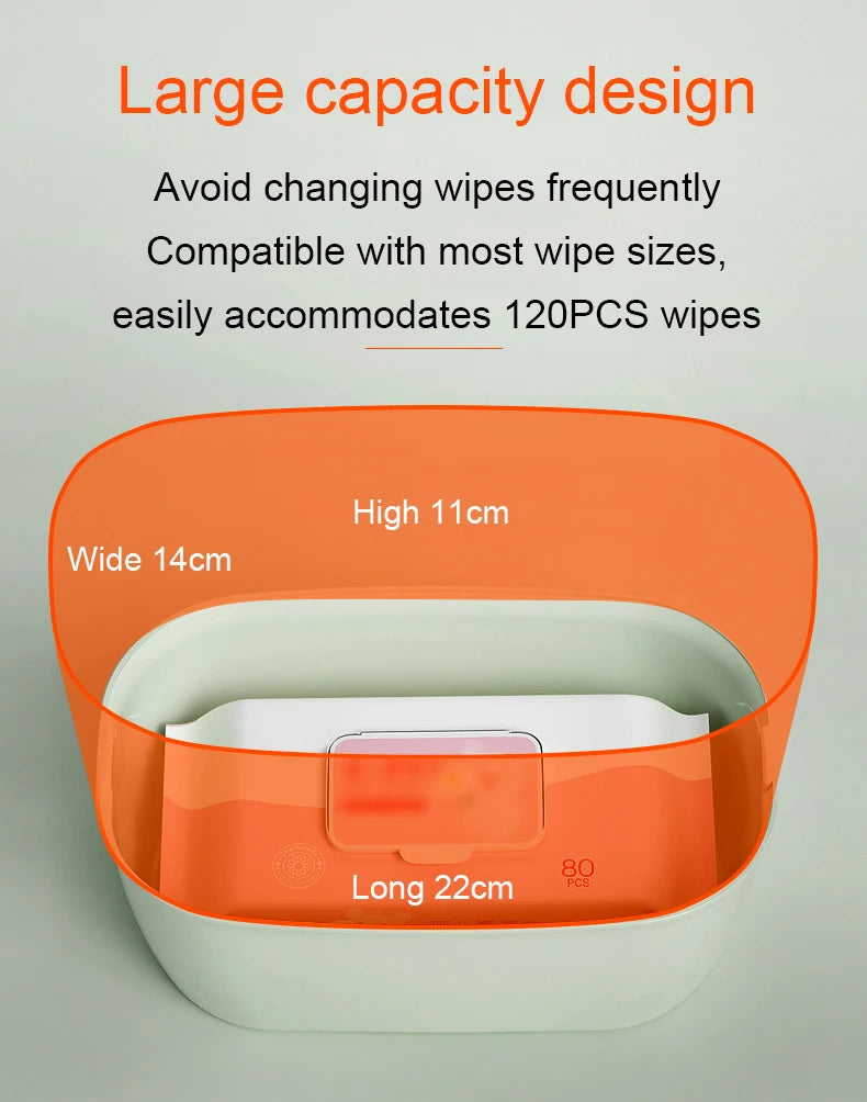 Baby Wet Wipes Heater Thermostat Tissue Paper Facial Mask Warmer Case Wet Towel Dispenser Thermal Napkin Heating Insulation Box
