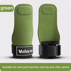 2Pcs Gym Gloves Fitness Hand Palm Protection Equipment Anti Slip Wear-resistant Wrist Protection Hard Pull Grip Strength Gloves