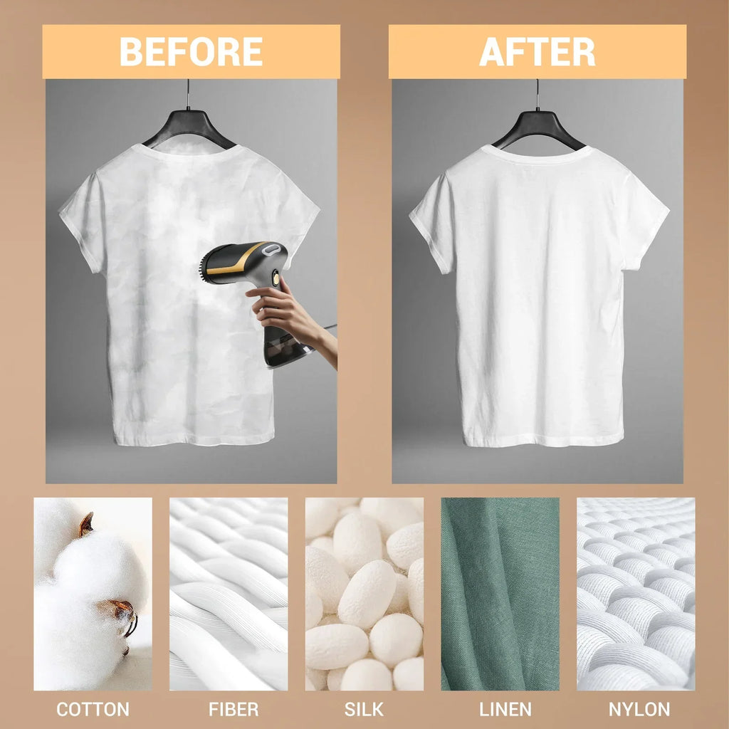 220V Handheld Garment Steamer 1300W Electric Household Fabric Steam Iron 350ml Portable Vertical Fast-Heat for Clothes Ironing