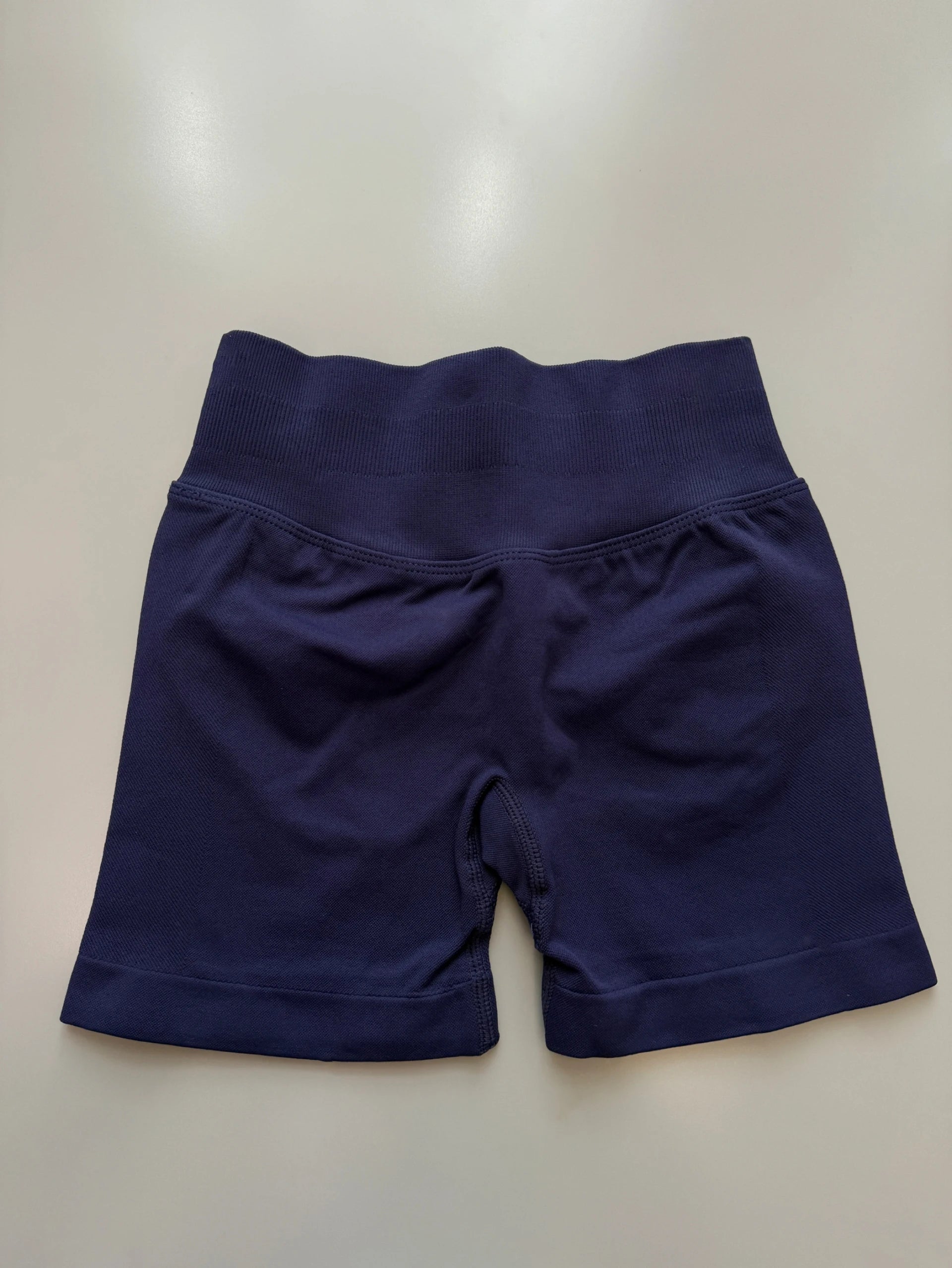 Impact Shorts 4.5" Seamless High Stretch Low Ribbed Band Subtle Glute Contour Shorts Fitness Workout Yoga Gym Shorts