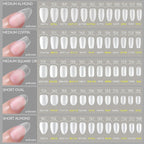 UR SUGAR 3PCS False Nails Set With 420Pcs Matte Soft Gel Tips Solid Glue Gel Remover Quick Nail Extension Kit Nail Beauty Starte