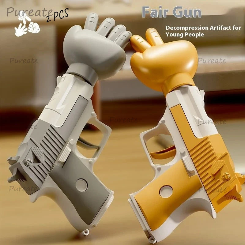 Finger-guessing Gun Scissors Rock Cloth Table Game Gun Props Tabletop Games Creative Party Props Decompression Toys Main image
