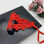 Women Carnival Mask Hollow Lace Masquerade Face Mask Princess Prom Party Props Black Eye Mask Halloween Costume for Women