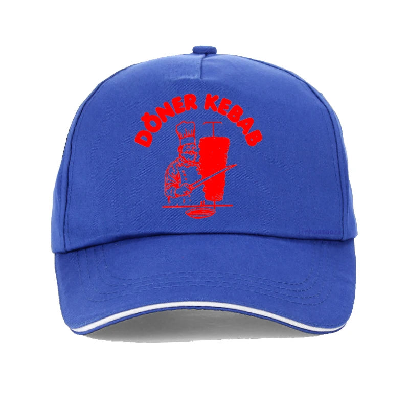 Doner Kebab Fashion Print baseball cap Unisex Outdoor Fishing hunting Hats Casual Summer cotton breathable Caps