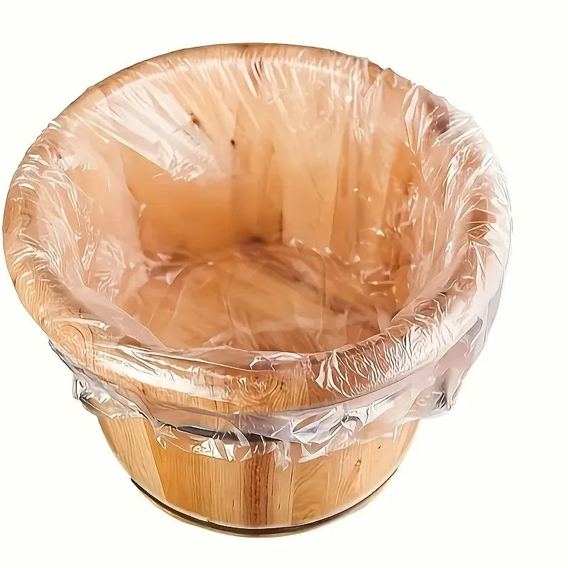 90pcs Environmentally Disposable Foot Tub Liners Bath Basin Bags for Feet Pedicure Foot Detox SPA Heat Preservation Accessories