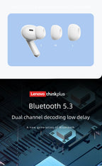 Lenovo Thinkplus XT88 in Ear Bluetooth Earphones with Dual Microphones, Stereo Noise Reduction, Bass HIFI Touch Earbuds
