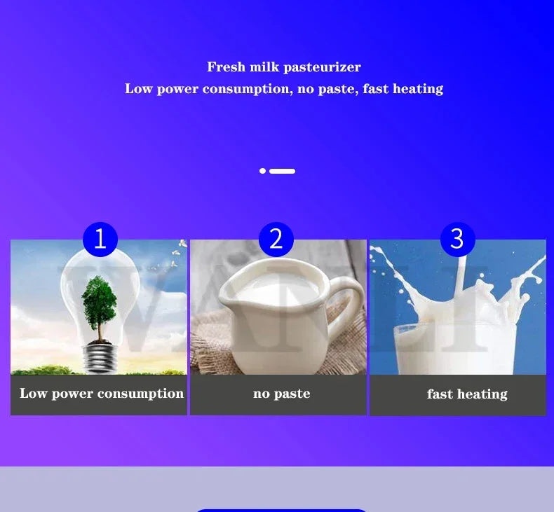 Home Electric 30L Commercial Pasteurization Tank Milk Pasteurization Machine Yogurt Cow Wine Farm Lawn Intelligent Sterilizer 22