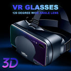 Virtual Reality 3D VR Headset Smart Glasses Helmet for Smartphones Cell Phone Mobile 7 Inches Lenses Binoculars Goggles Devices