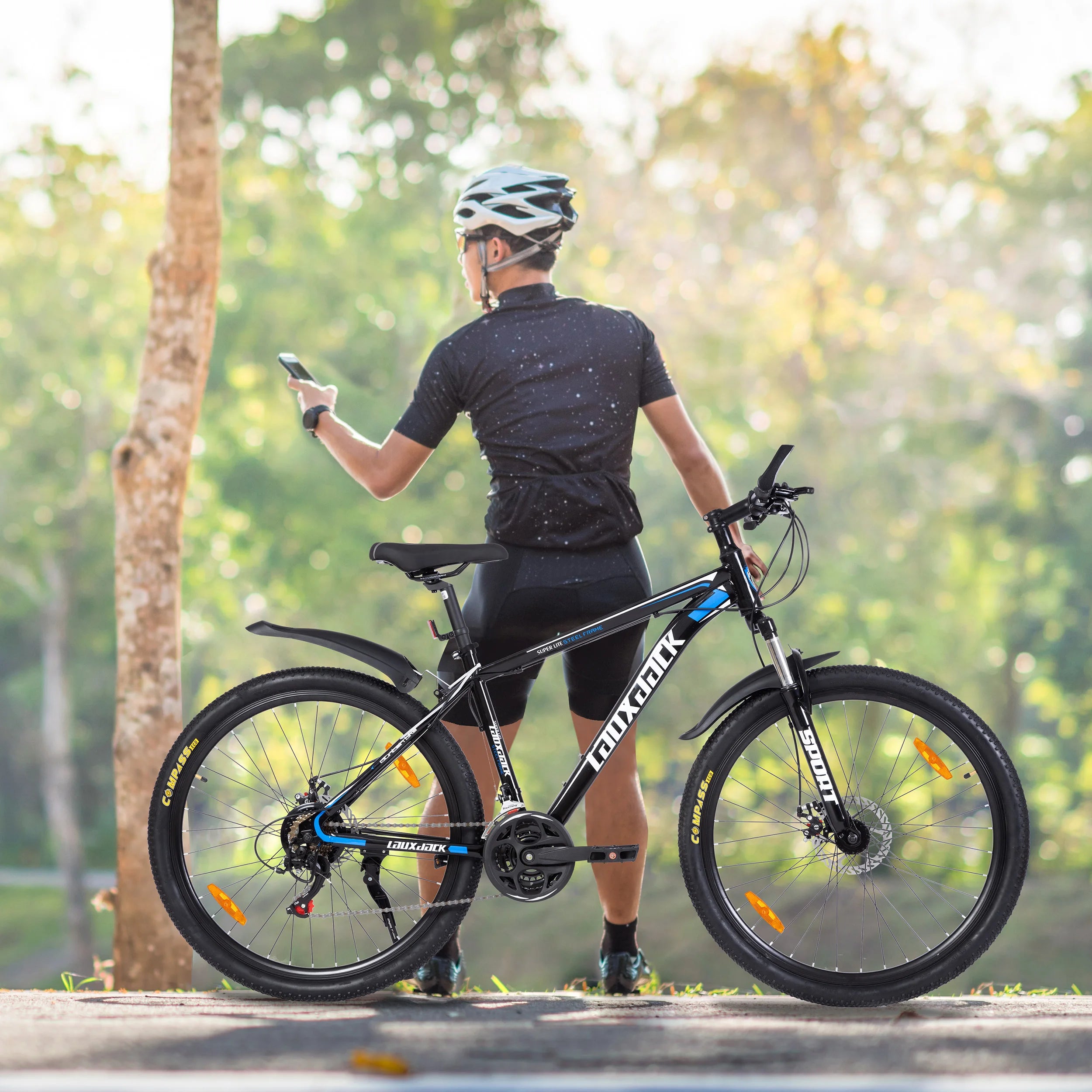 Vankel 27.5 Inch Mountain Bike for Adults,21-Speed Gear System, Dual Disc Brakes, All-Terrain Bicycle for Men & Women Bike Gifts Main image
