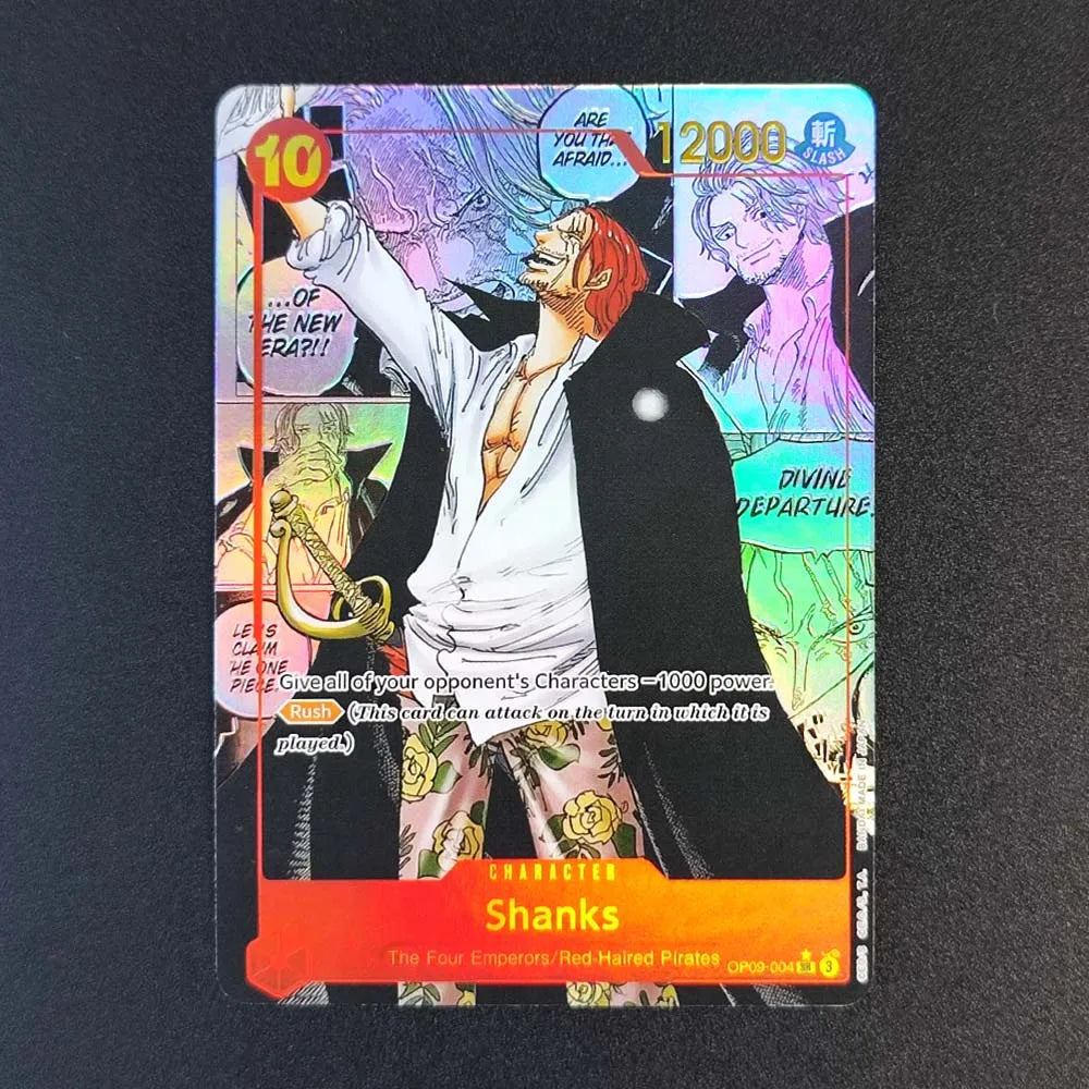 28 Style DIY ONE PIECE CARD Game Luffy Sanji ACE Zoro Shanks Nami Teach Sabo Manga Alt Art SEC English Collection Anime Cards