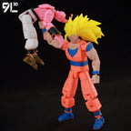 9L3D Printed Dragon Ball Son Goku Vegeta Beerus Frieza Anime Lucky13 Dummy13 Titan13 Action Figures Multi-Jointed Movable Toys