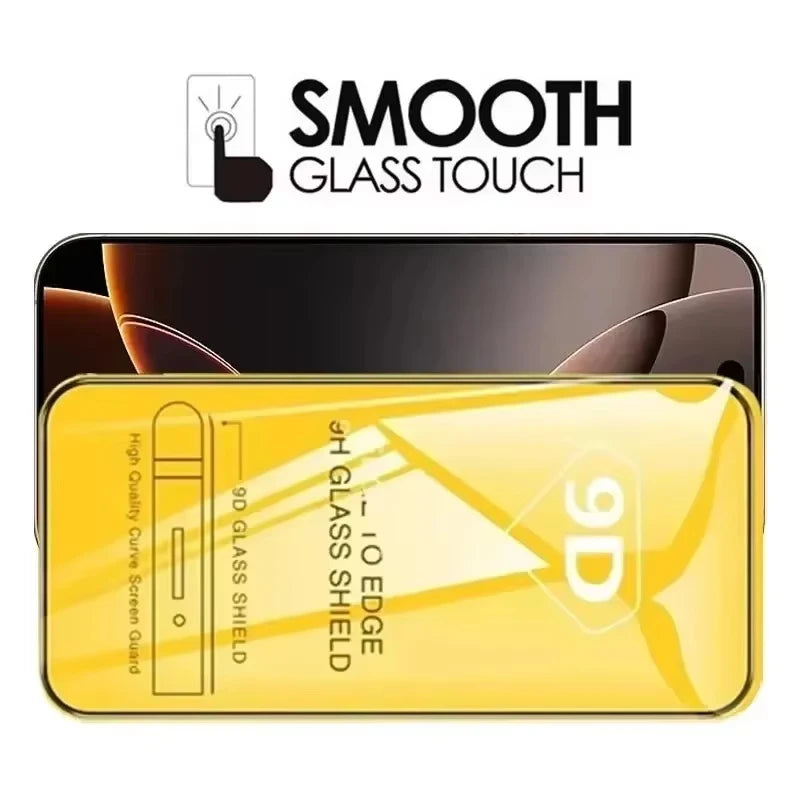 1-5PCS 9D Full Cover Tempered Glass For iPhone 17 16 15 11 12 13 14 Pro Max 16E Screen Protector For iPhone 13 Mini XR X XS Max Secondary image