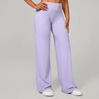 Women Straight Yoga Leg Bottoms Soft Stretchy Fabric Women's Yoga Pants GYM Sweat-Wicking Properties Running Sport Trousers