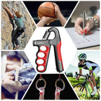 5-100Kg Adjustable Heavy Gripper Fitness Hand Exerciser Wrist Training Increase Strength Spring Finger Pinch Carpal Expander