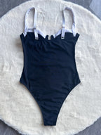 Push Up One Piece Swimsuit For Women Sexy Patchwork Monokini Swimwear 2024 Bathing Suit Beachwear Backless Swimming Suit Bathers