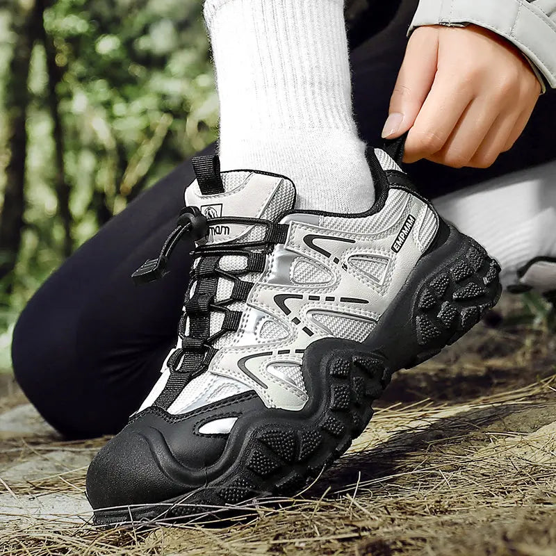 Spring Summer Fashion Pink Women's Hiking Sneakers Comfortable Non-slip Trekking Shoes Trainers Man Outdoor Sports Sneakers Men