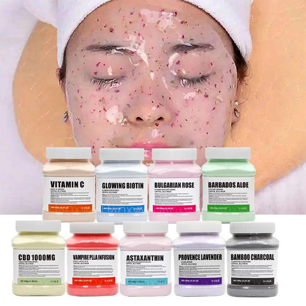 Jelly Mask for Facial Professional Rose Smooth Face Mask Skin Care, Hydrated Nourished Hydro Jelly Mask Powder,Gel Peel Off MasK Main image