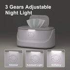 USB Powered Baby Wet Wipes Warmer Night Light Car Hanging Constant Temperature Wet Wipes Dispenser Box Wipes Warming