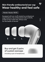 Monster MQT52 Bluetooth 5.4 Wireless Earphones 24H Long Battery Life Stereo Headphones Low Latency Gaming Dual Mode Headset Gift